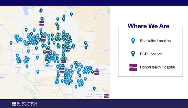 ICP Map and locations